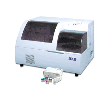 Image: SPAplus protein analyzer with kit (Photo courtesy of Binding Site).